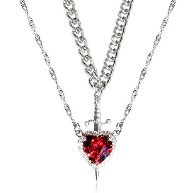 💖Heart & Sword Pendant Necklace💖
