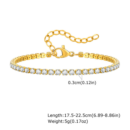 ✨ Sparkling Crystal Tennis Bracelet ✨