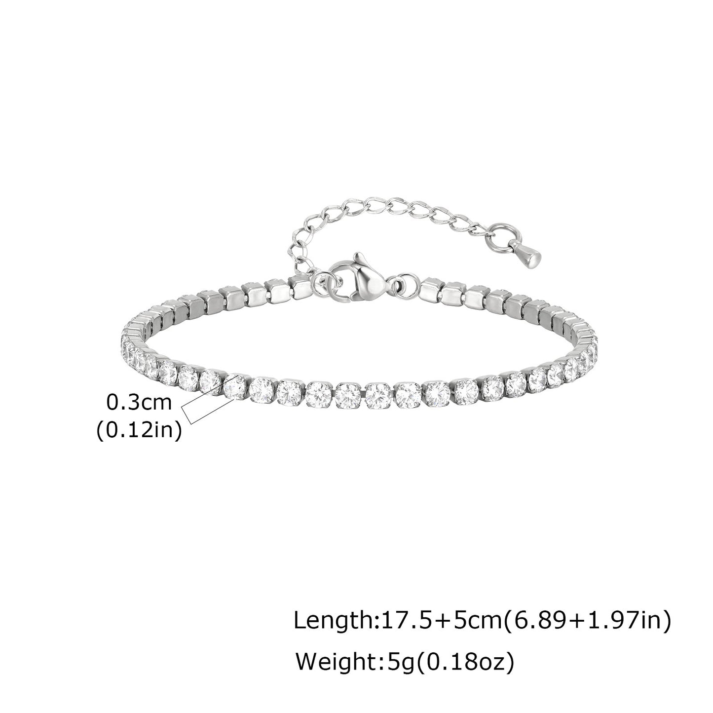 ✨ Sparkling Crystal Tennis Bracelet ✨